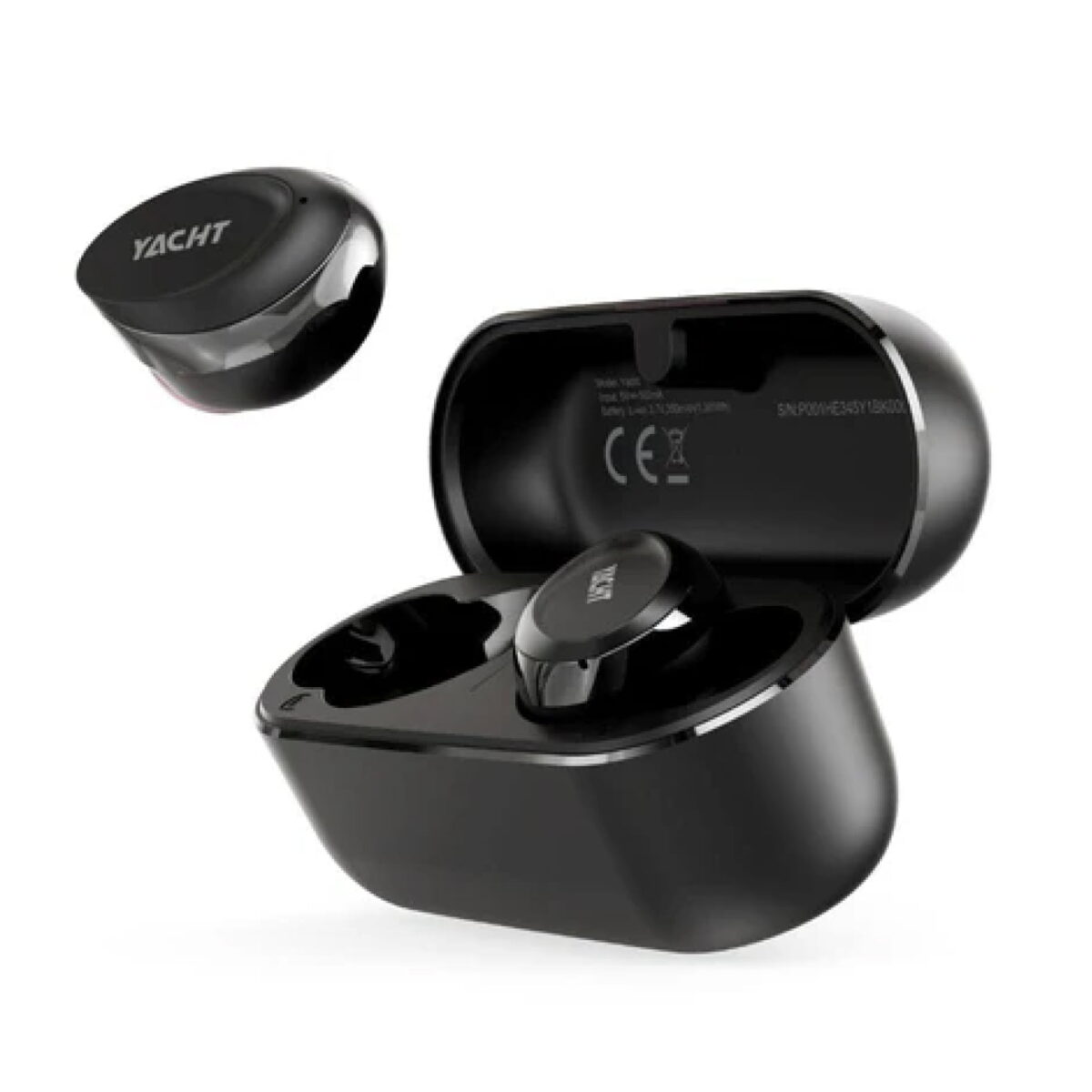 HiFuture Yacht Wireless Earbuds with Wind Noise Cancellation - Black